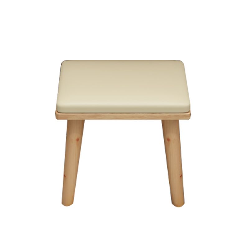 Scandinavian Dressing Table with Mirror and Drawer Solid Wood