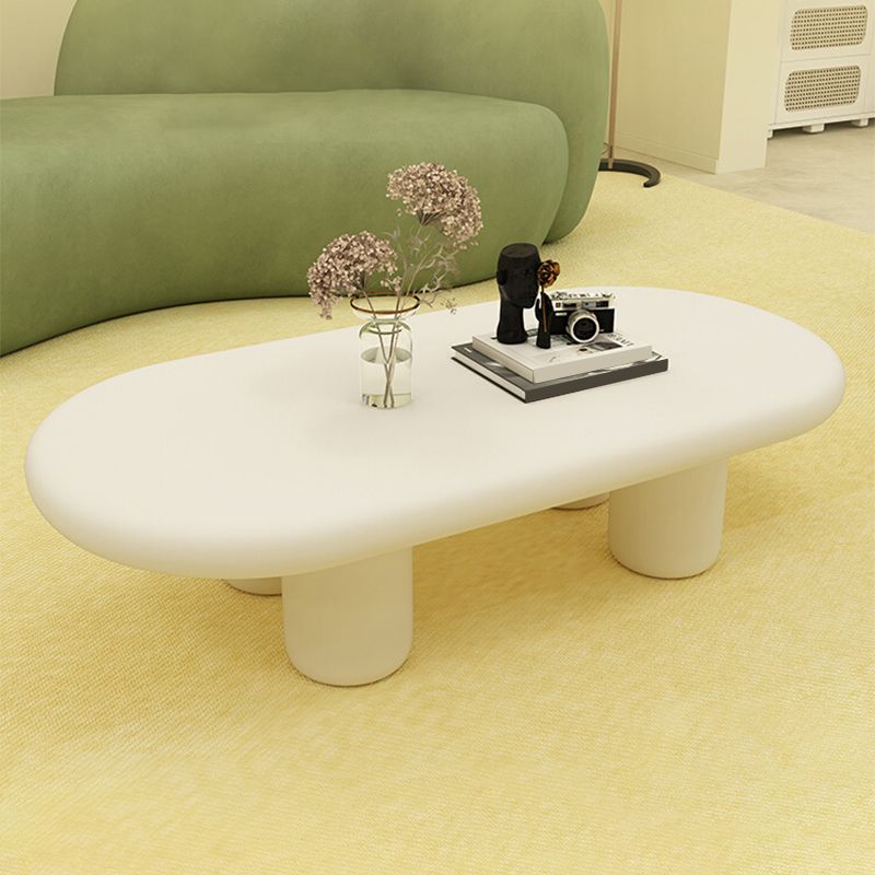 Contemporary Coffee Table 4 Legs Single Coffee Cocktail Table