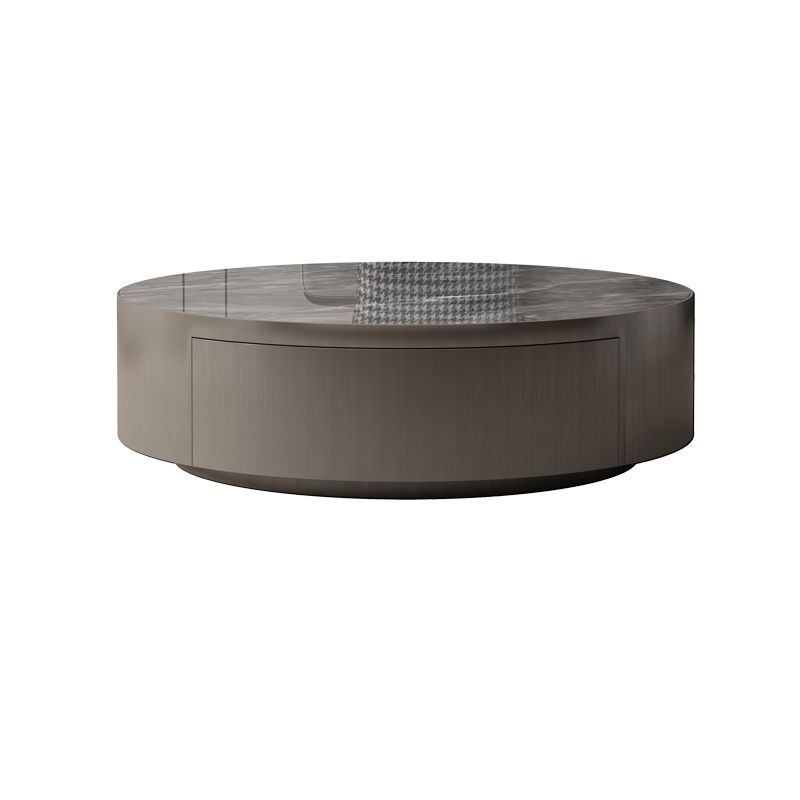 Italian-style Stainless Steel with Drawer Slate Modern Minimalist High-end Combination