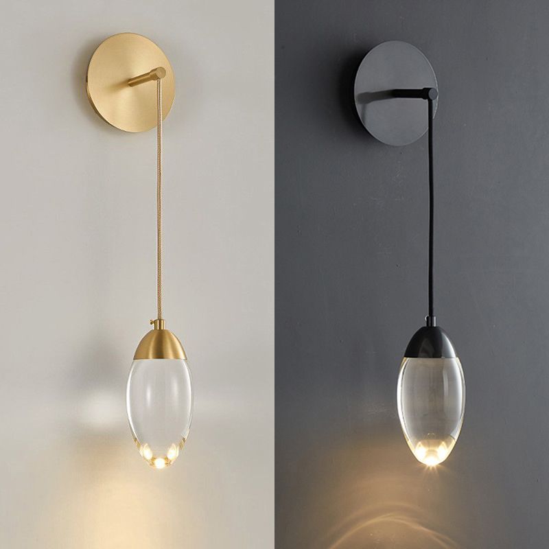 Post-Modern Wall Sconce Crystal LED Sconce Lighting for Bedroom