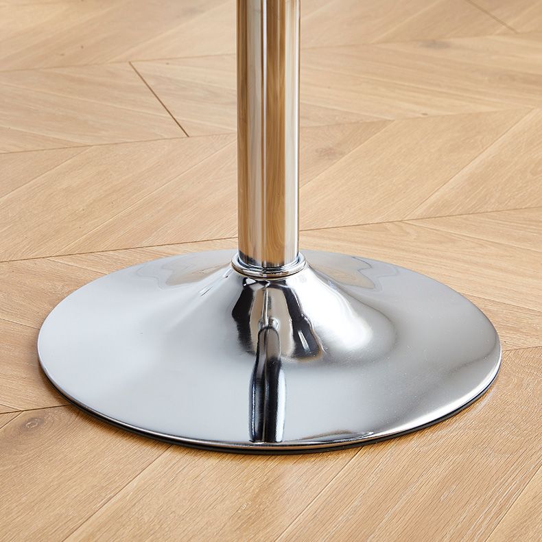 Contemporary Liftable Bar-stool Plastic Counter Bar Stool with Metal Legs