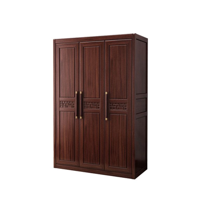 Contemporary Wardrobe Armoire Wood Wardrobe Closet with Doors and Drawers