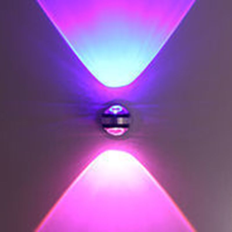 Éclairage mural en métal rond