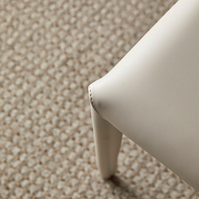 Contemporary Kitchen Wingback Side Chair Armless Dining Chairs