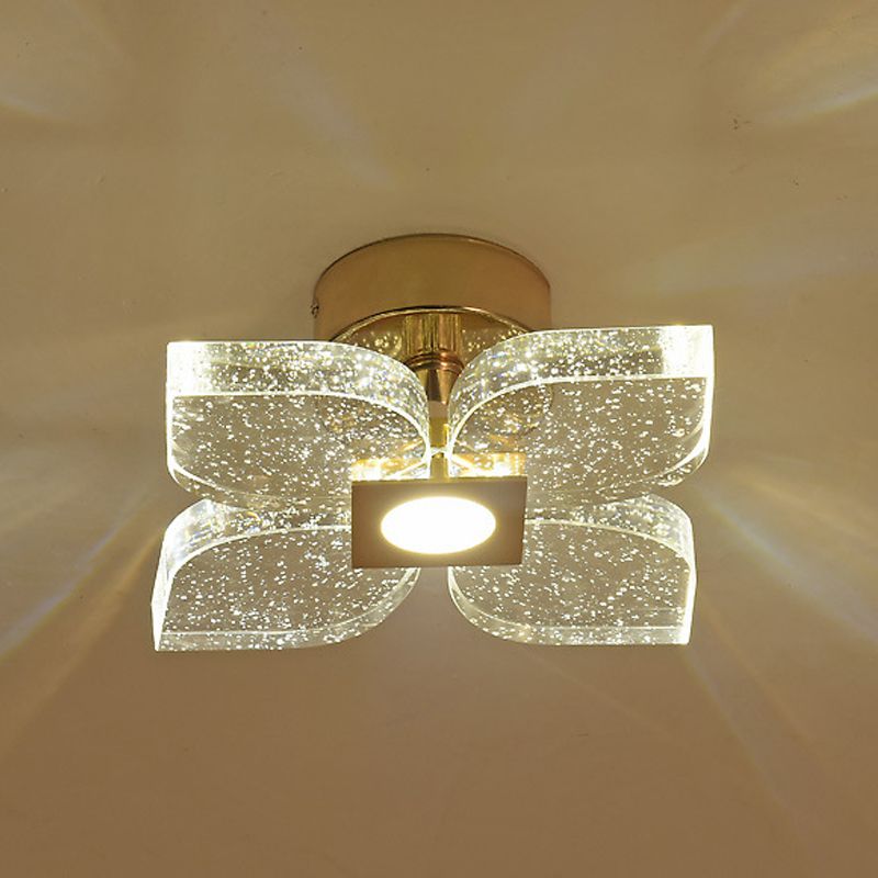 Couloir de plafond en cristal de fleur couloir modernistique