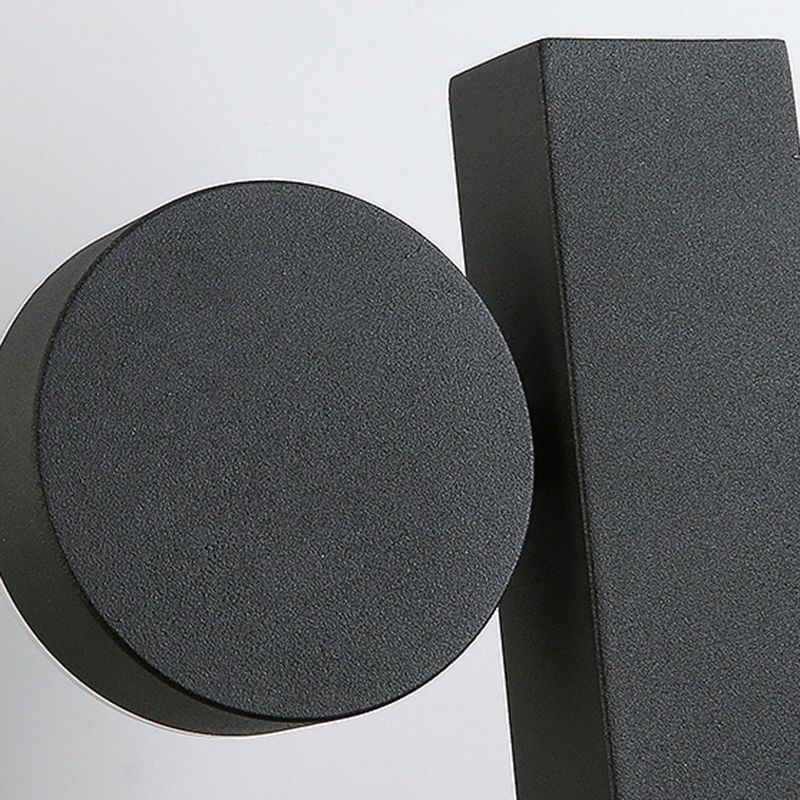 Post-modern Style Metal LED Sconce Light Rotatable Design Simplicity Bedside Wall Mount Lamp with Rotary Dimmer Switch