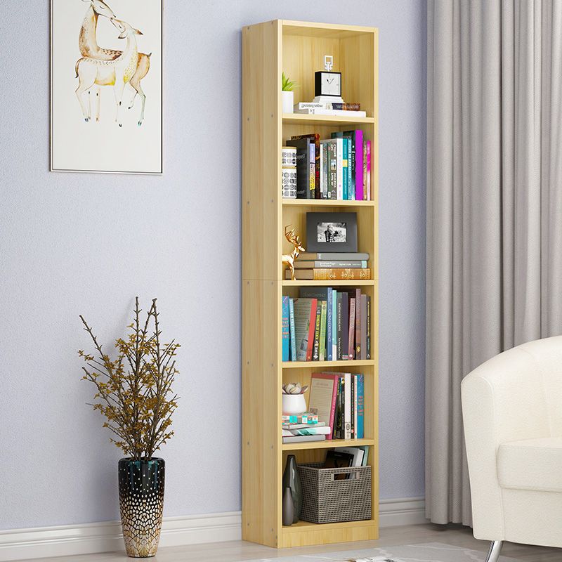 Artificial Wood Bookcase Contemporary Style Bookshelf for Home Office Study Room