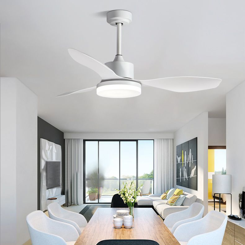 Kids Style Round Ceiling Fan Lighting Metal 1 Light Ceiling Fan Lamp for Living Room