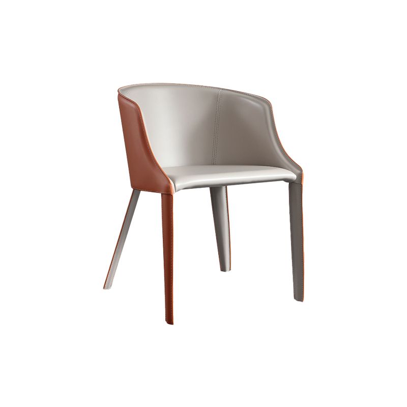 Faux Leather Kitchen Dining Side Chairs Contemporary Metal Side Chairs