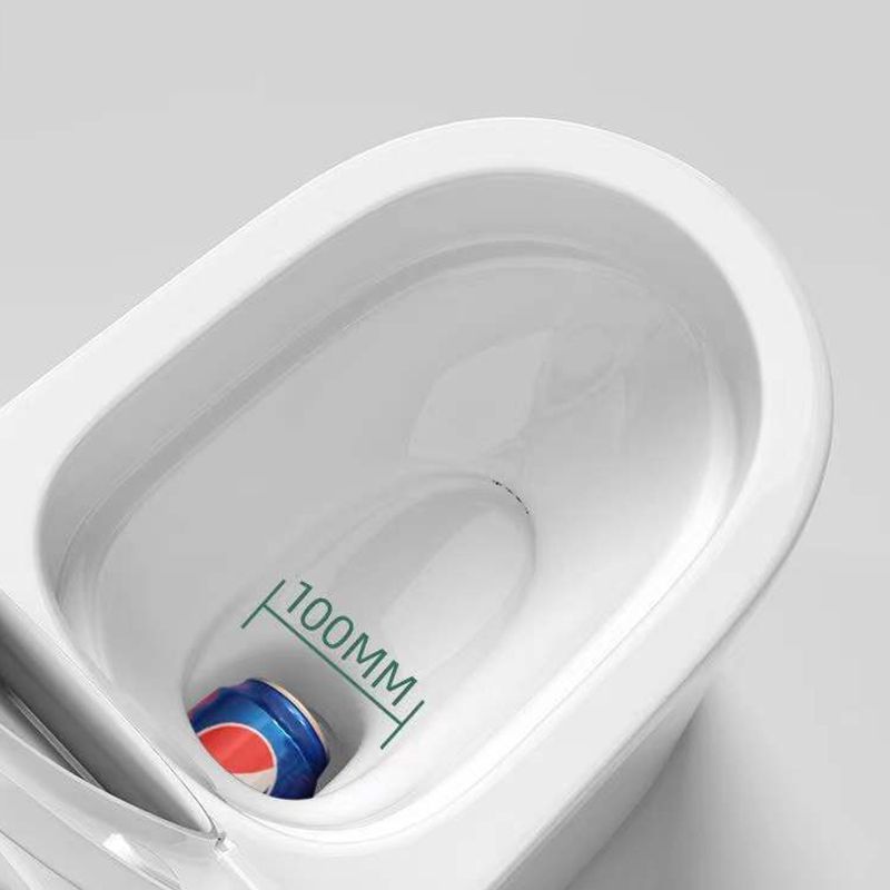Contemporary All-In-One Flush Toilet Floor Mount Urine Toilet with Seat for Washroom