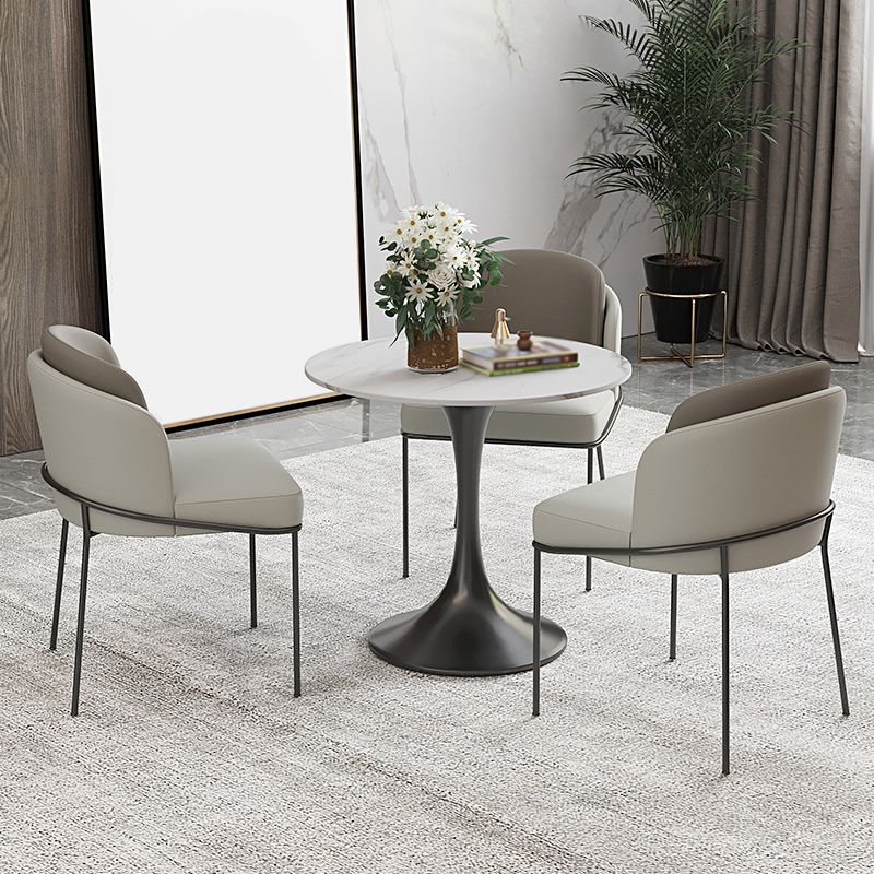 Contemporary 1/3/4/5 Pieces Dining Set Round Dining Room Table Set