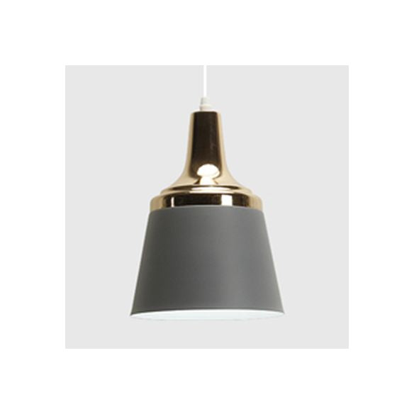 Prôlement de l'ombre coolie coolie en aluminium une bulbe de style nordique Lumière pour le salon