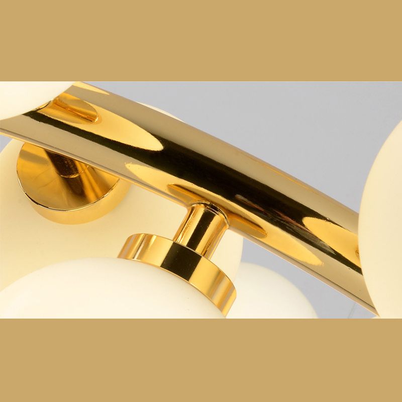 Molécula Dinning Room Illumining Defecture Glass Nordic Island Chandelier Light in White