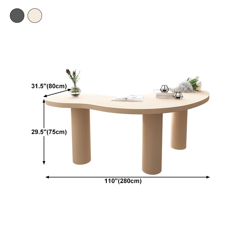 Modern Solid Wood Dining Table 3 Legs Dining Table for Dining Room