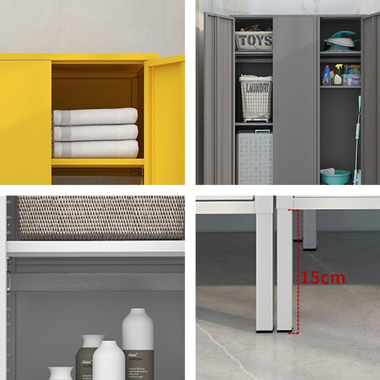 Contemporary Style Wardrobe Metal Bedroom Wardrobe Closet With Legs