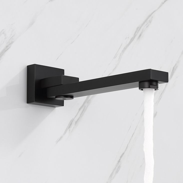 Modern Bathroom Sink Faucet Metal Widespread Wall Mounted Sink Faucet