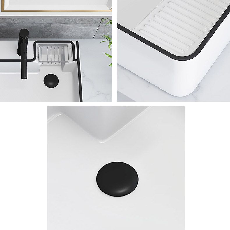 Porcelain Trough Bathroom Sink Traditional Trough Bathroom Sink With Basin