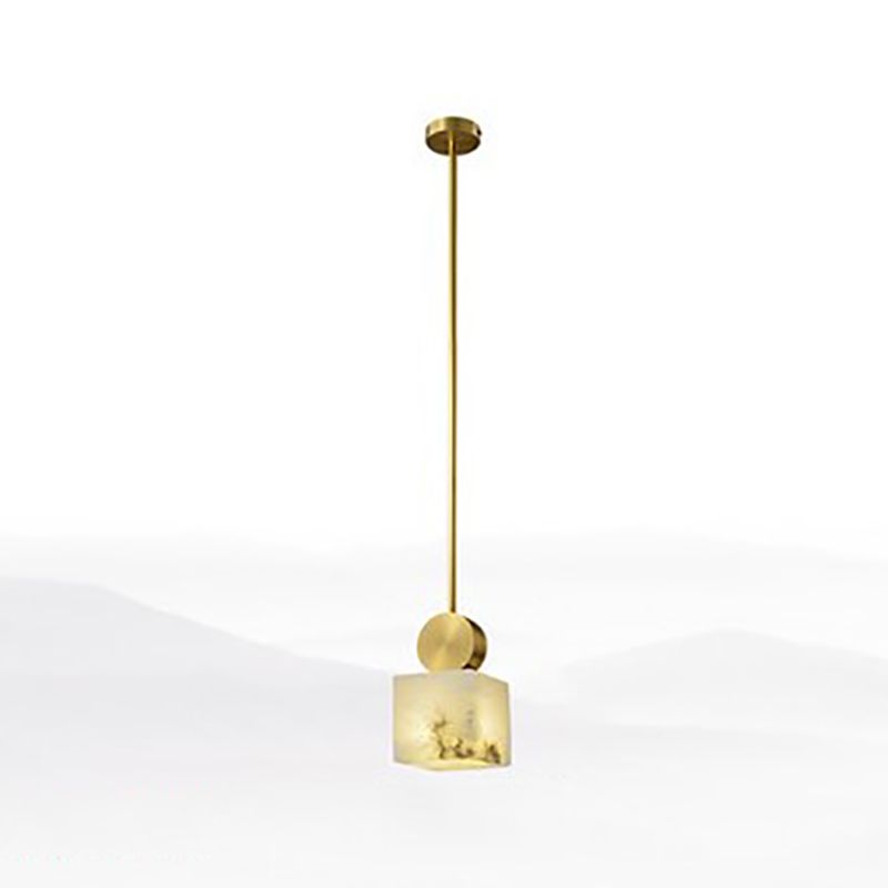 Pendante de style moderne Lumière nordique Style Stone Hanging Light pour le chevet