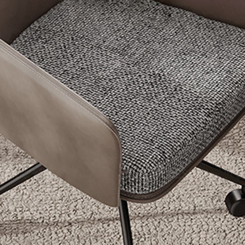 Mid Back Office Chair Contemporary Swivel Rolling Task Chair