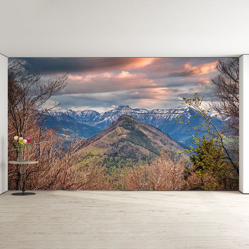 Customized Mountain Landscapes Mural Photography Wall Covering for Room
