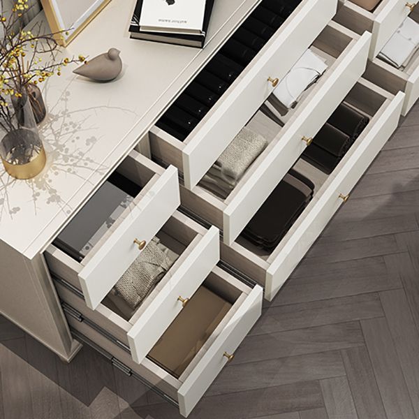 Contemporary Storage Chest Wooden Storage Chest Dresser with 8/9 Drawers for Home