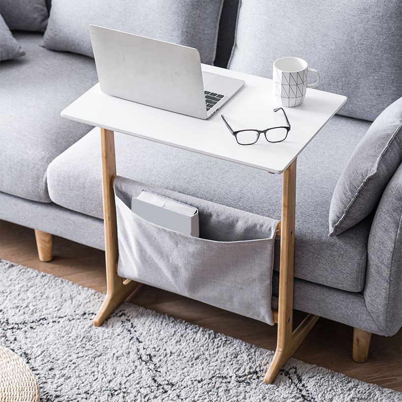 Modernistic Corner Table Rectangular Side Table for Living Room