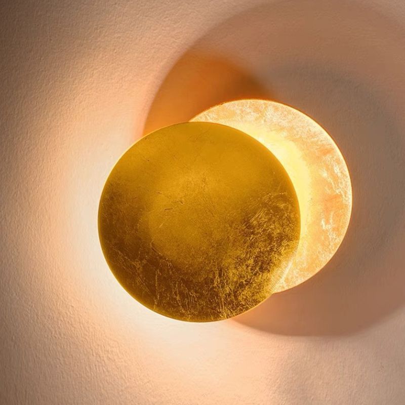 Lunar Eclipse Wall Mount Lamp Fixture LED Nordic Modern Aisle Staircase Wall Sconce