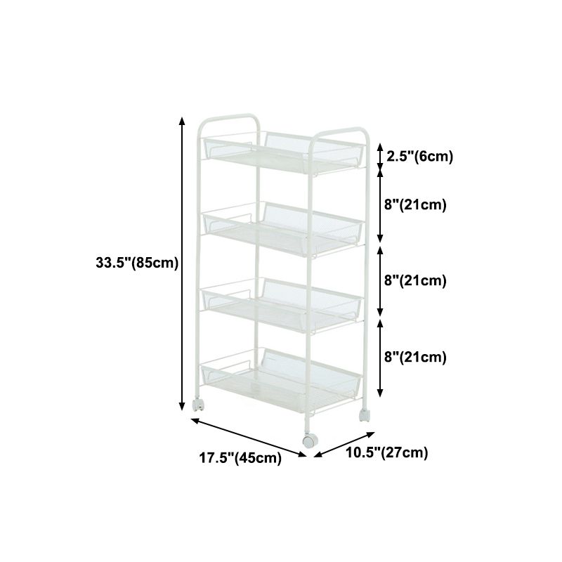 Scandinavian Open Ladder Bookshelf Metal Bookcase for Living Room