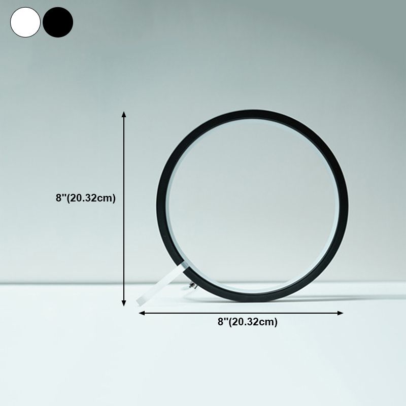 Lámpara de escritorio LED lineal de accesorio de iluminación de escritorio de estilo moderno para dormitorio