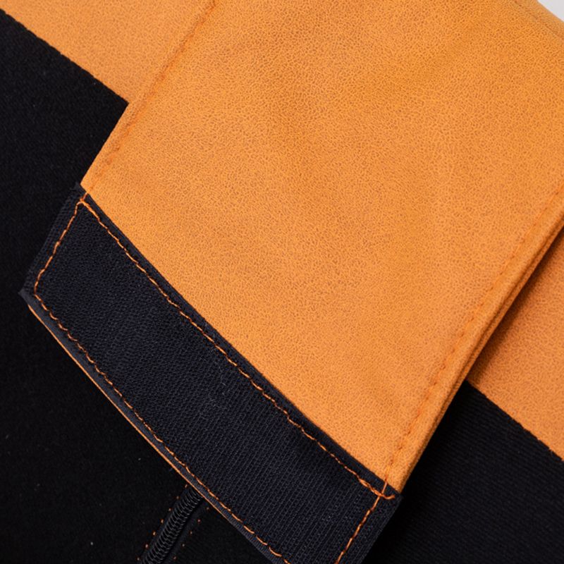 Button-Tufted Rocking Chair Modern Fabric Patchwork Rocking Chair with Ottoman