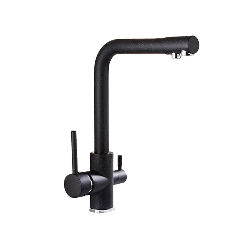 Contemporary Single Handle Kitchen Faucet Pull Down 1 Hold Standard Faucet