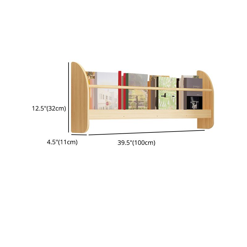 Modern Wall Mounted Bookcase Engineered Wood Bookshelf for Home Use