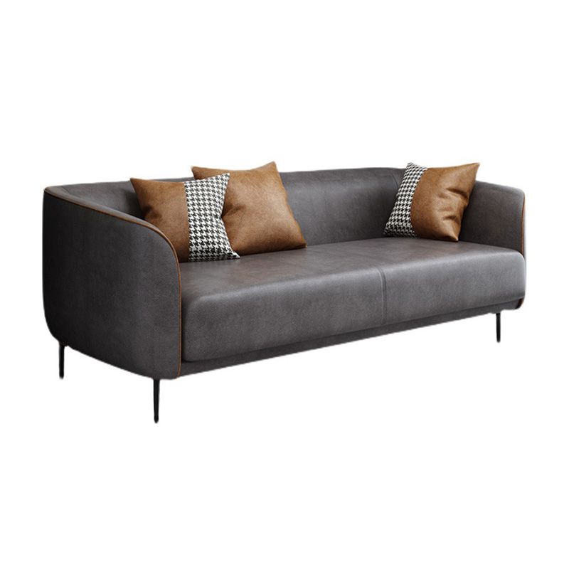 Contemporary Tight Back Sofa with Tuxedo Arms for Living Room
