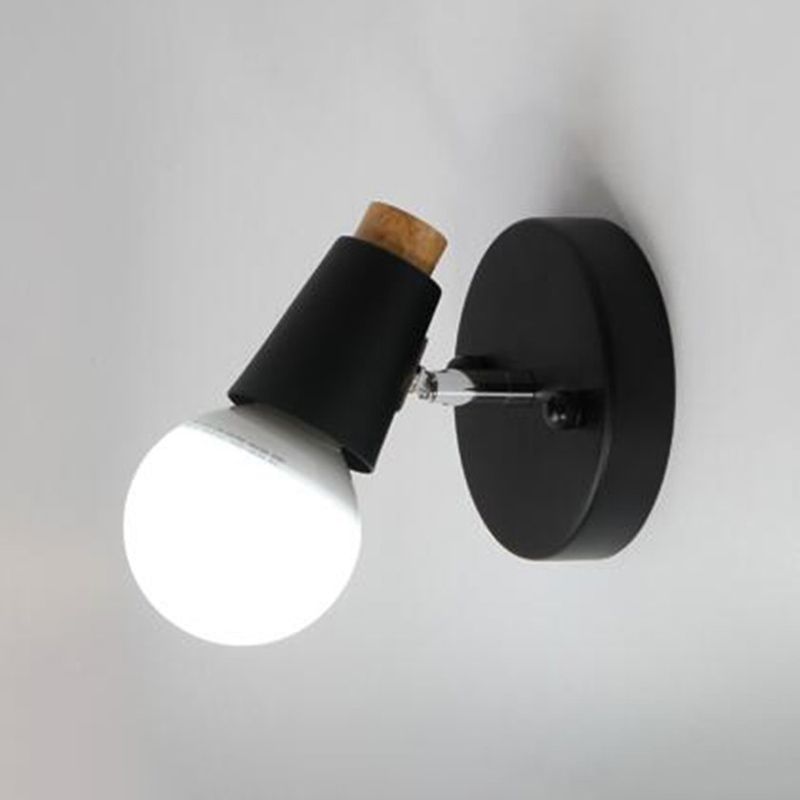 Cone Wall Light Sconce Modern Minimalist Style Metal 1 Light Sconces