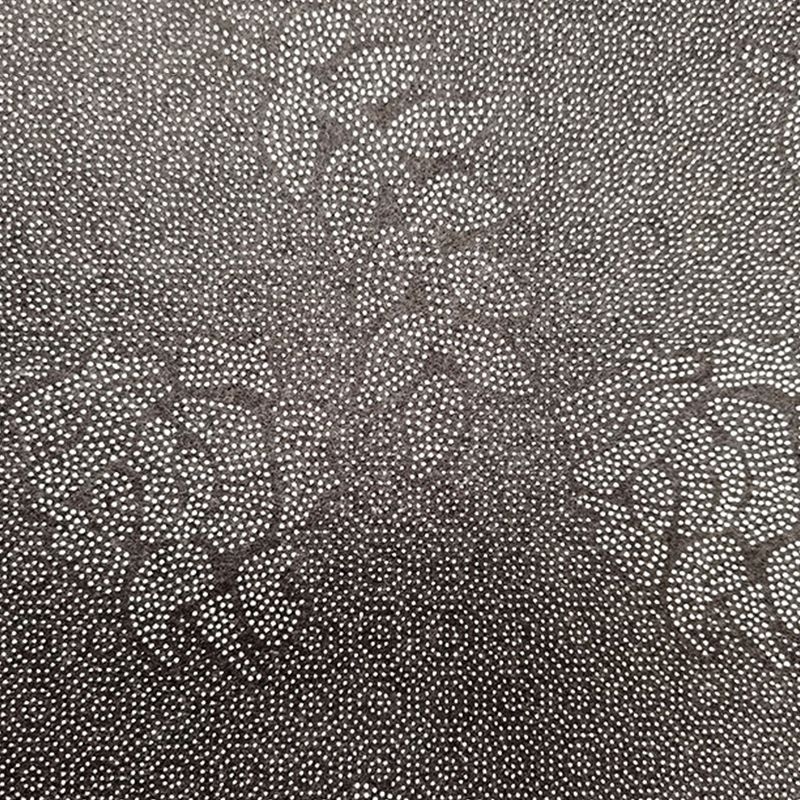 White Retro Carpet Polyester Flower Carpet Non-Slip Backing Carpet for Home Decoration