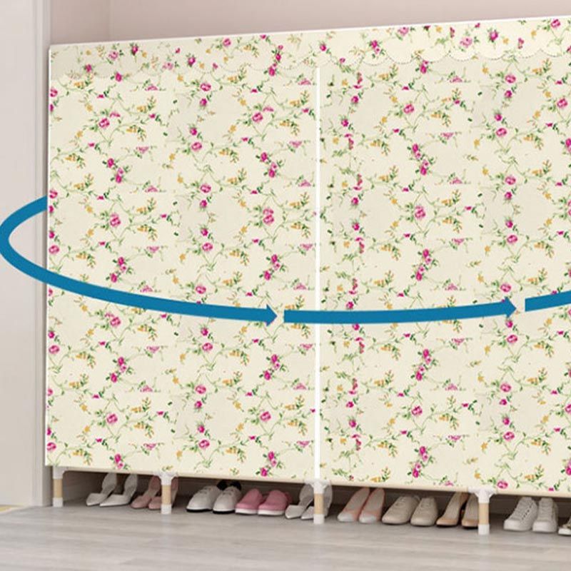 Contemporary Style Wardrobe Armoire Solid Wood Wardrobe Closet with Legs