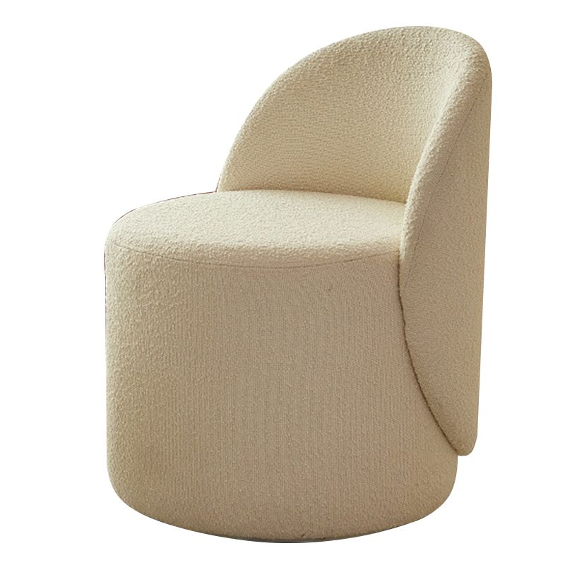 Armless Chair 21.6" L X20.0"W X29.9"H Swivel Chair for Living Room