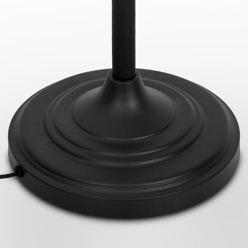 Lampada da lettura a larga lettura a larga luce industriale Matte Black Metal Light con braccio di equilibrio