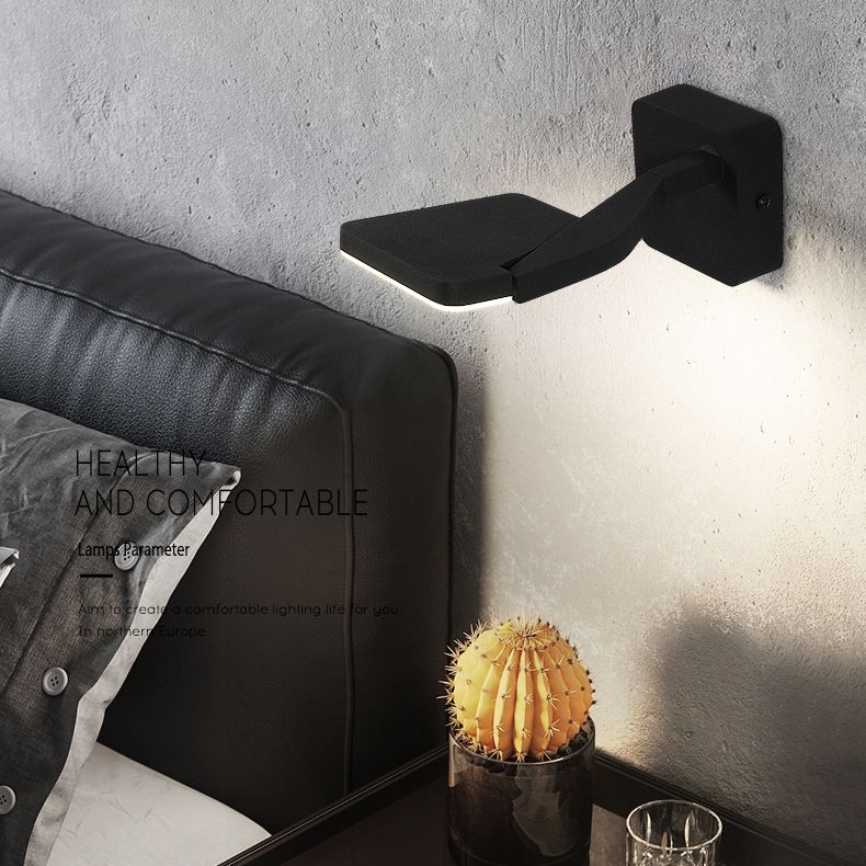 Luz de estudio de dormitorio de interior de pared de pared de pared moderna
