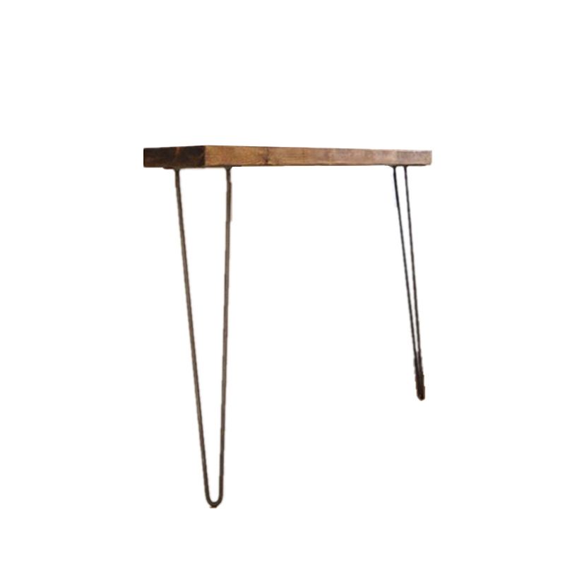 Contemporary Console Table Pine Solid Wood Rectangle Console Table