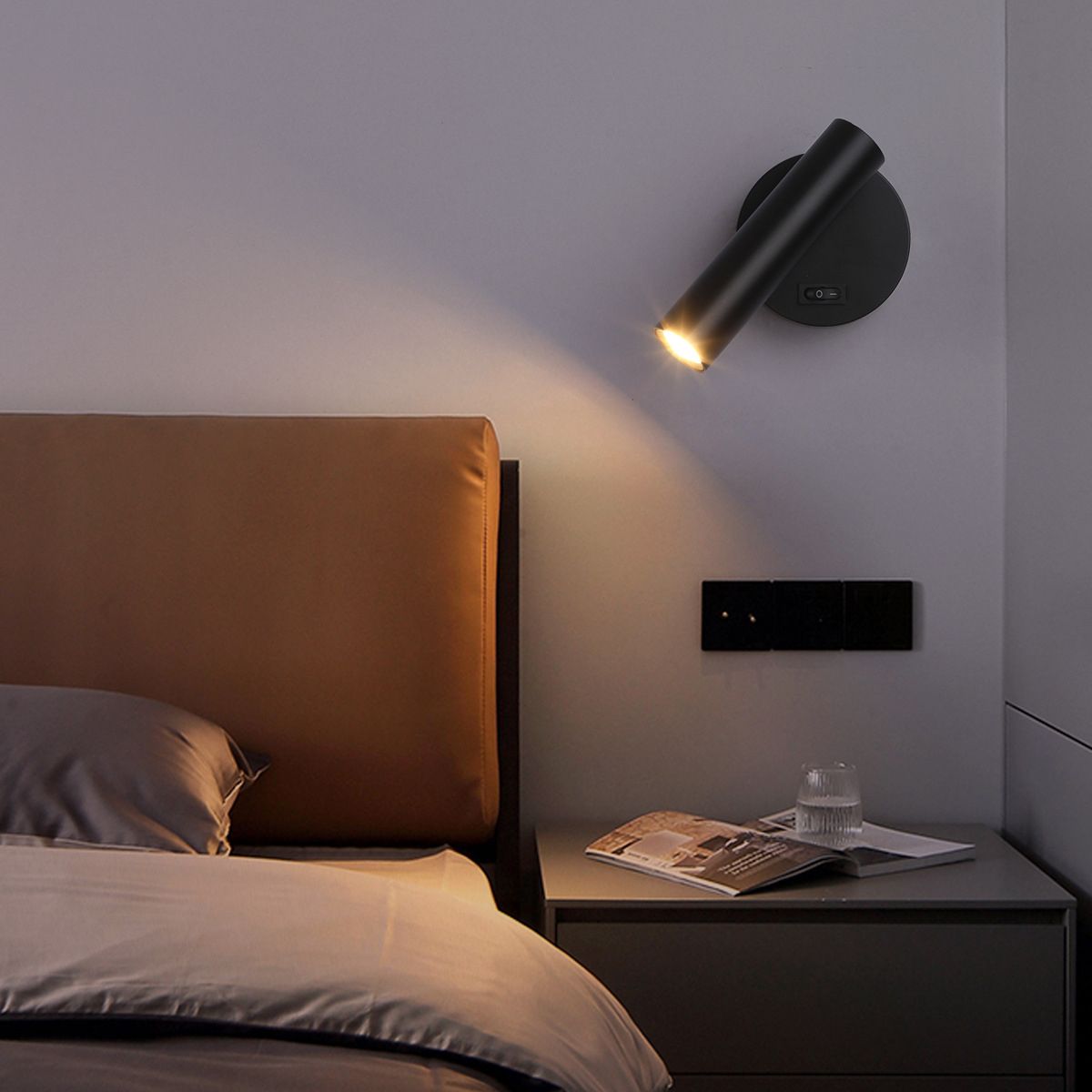Reading Wall Lamp Nordic Style Metal Wall Mount Lighting in Metal Shade