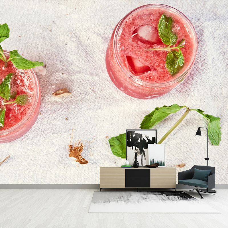 Eco-friendly Wall Mural Wallpaper Wine Drink Photography Sitting Room Wall Mural