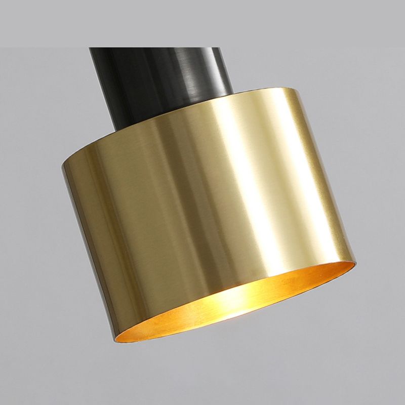 1 éclairage pendentif à cylindre léger postmoderne aluminium Plafond plafond pour restaurant