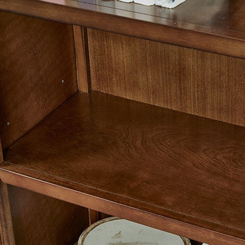Solid Wood Standard Bookcase Modern Home Bookshelf with Rectangle Shel