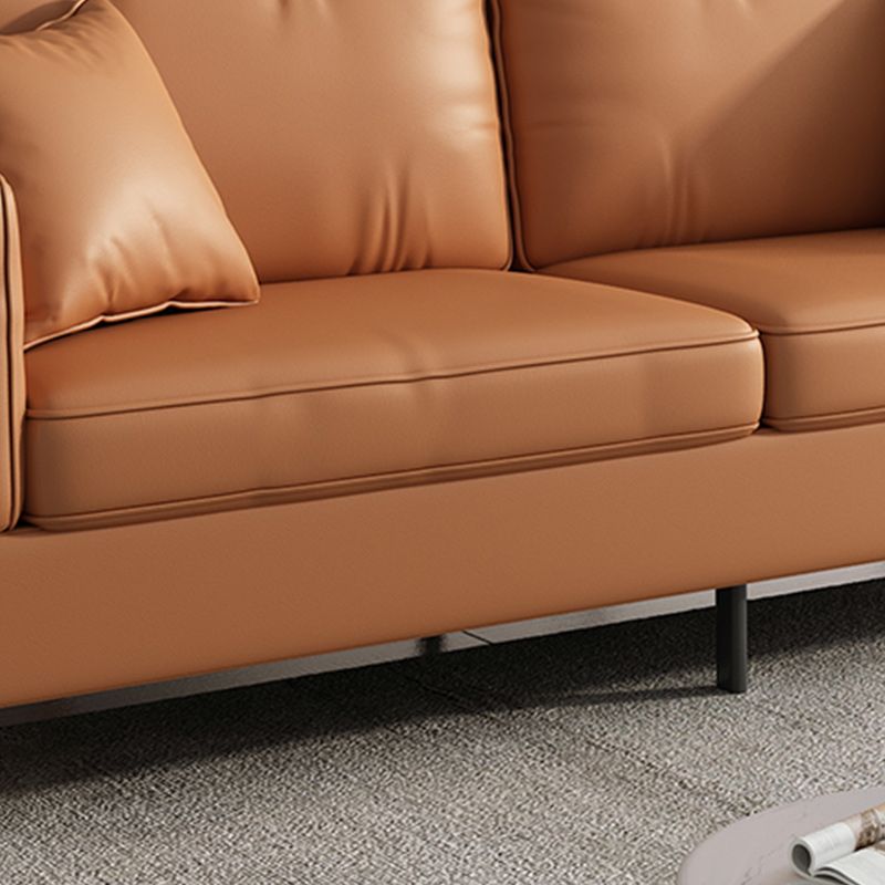 33" Wide Contemporary Sleeper Sofa Futon Orange Sleeper Sofa