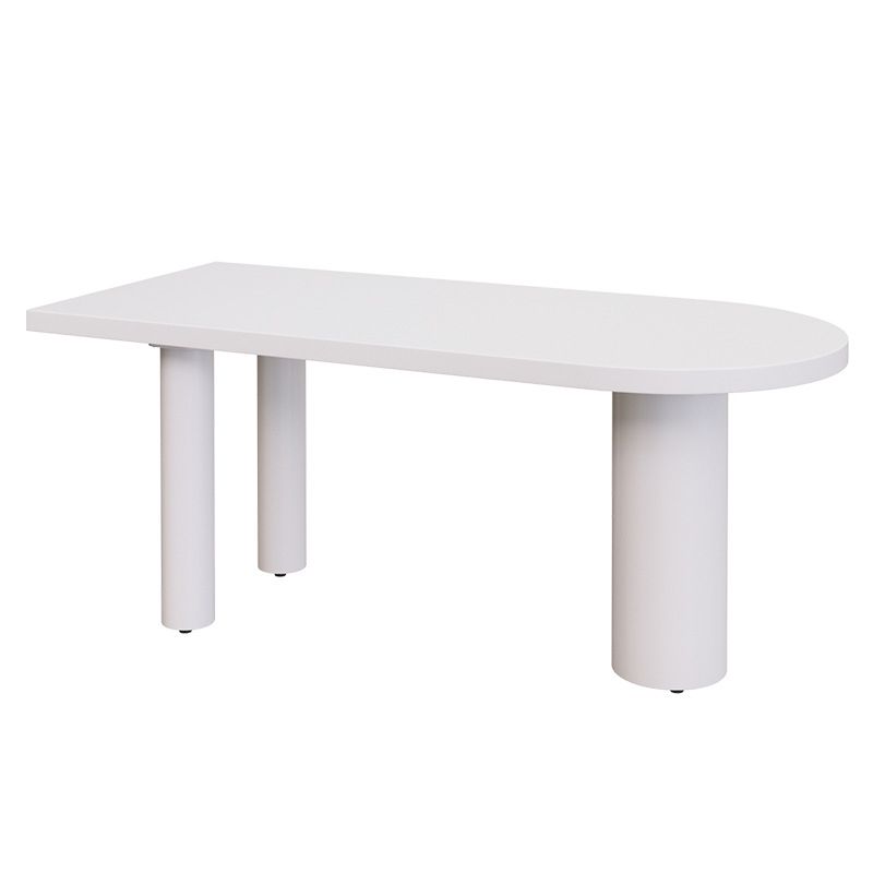 Free Form Solid Wood Table for Restaurant Modern Wood Table with 3 Legs
