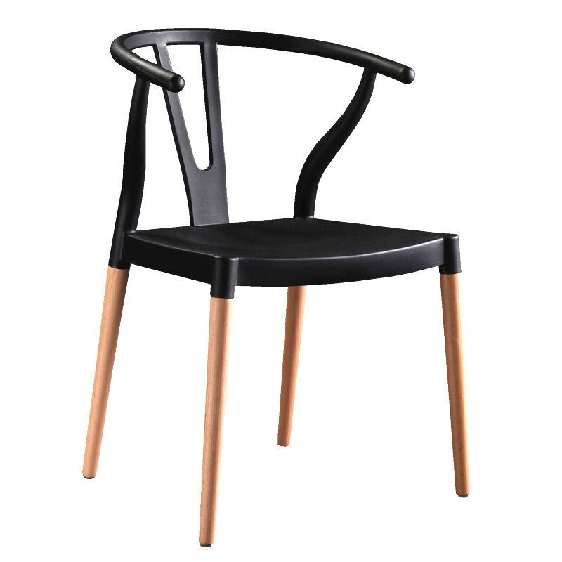 Minimalistischer Massivholz Küche Essarm Stuhl Knochengabel Essarm Stuhl