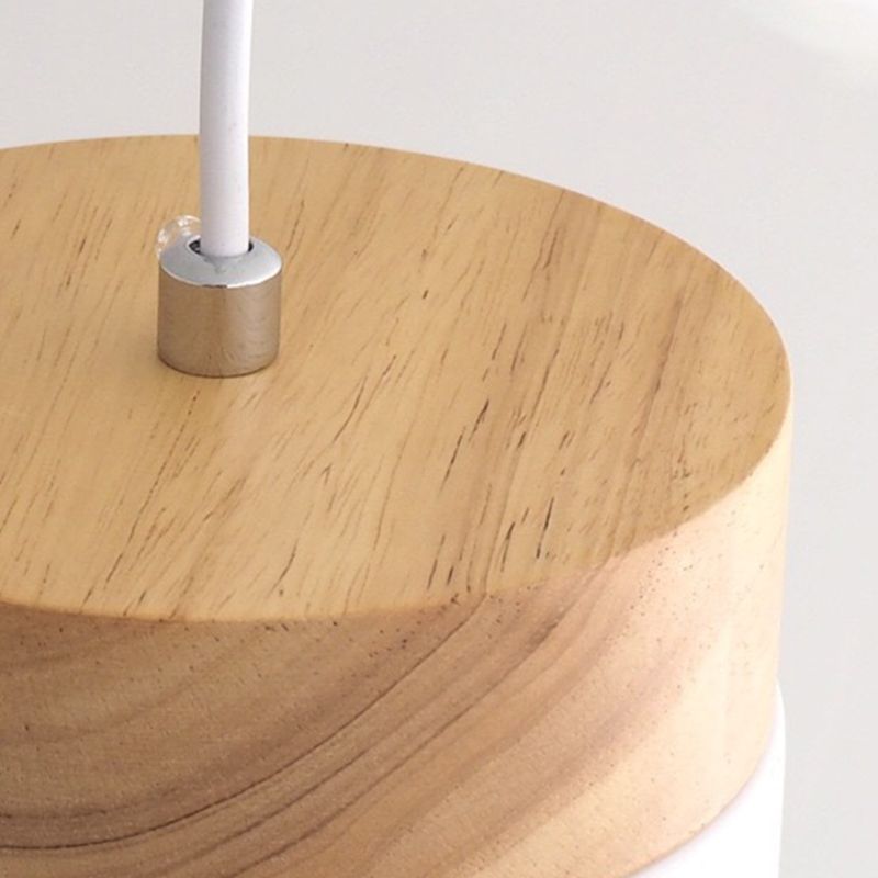 Accesorio de iluminación de cilindro de 1 luces kit de luz colgante nórdico moderno para pasillo