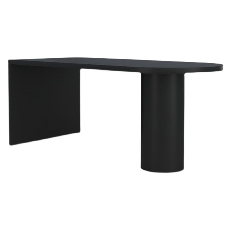 Mesa de comedor de forma libre de madera maciza mesa de madera de pino contemporánea para comedor