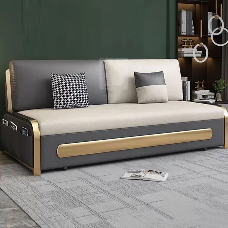 Pillow Back Sofa Futon Pillow Included Futon Sofa Bed with Storage